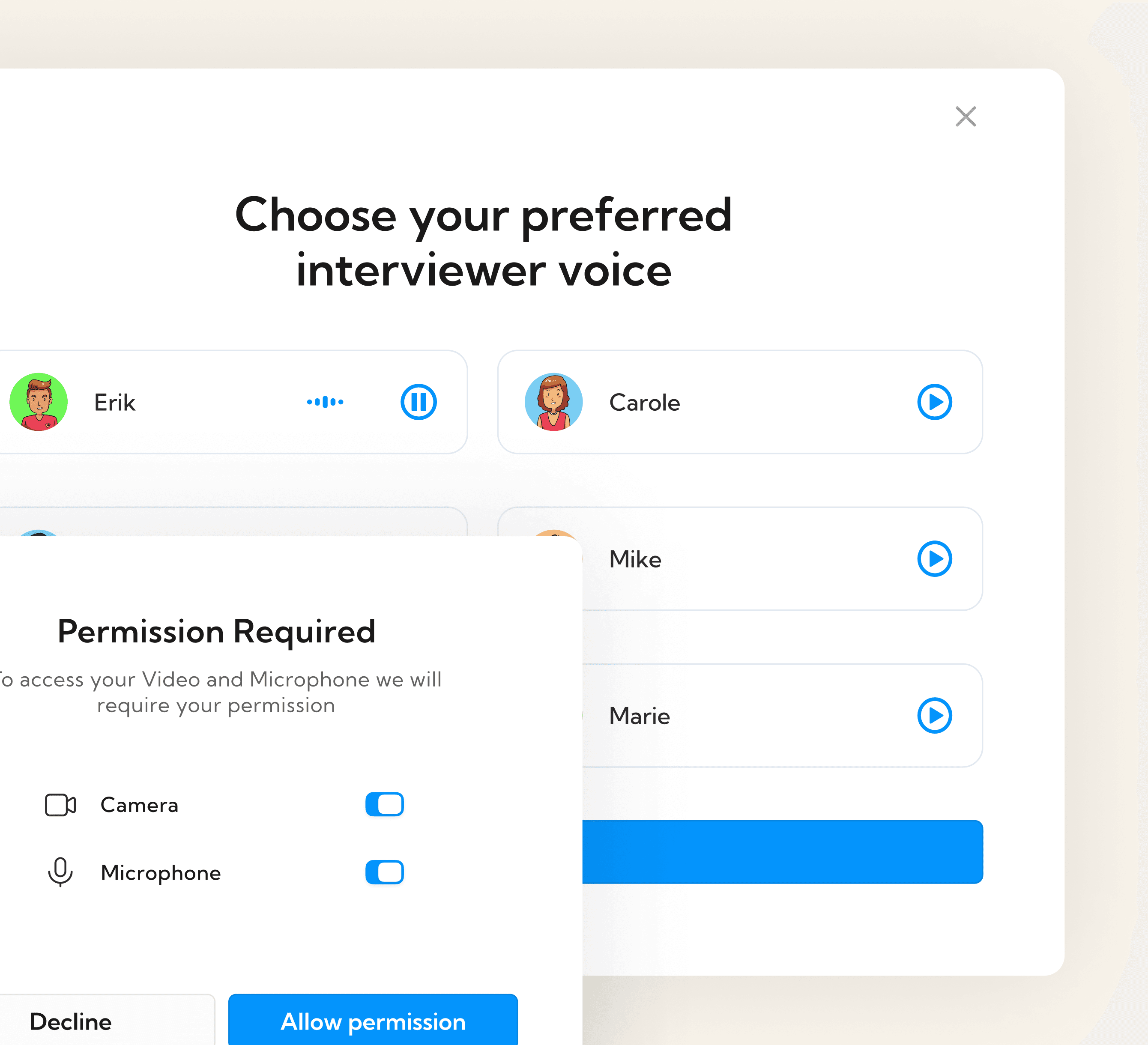 Permission